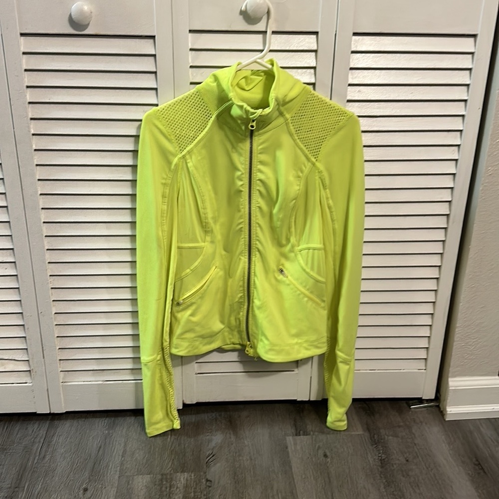 Medium yellow Zella workout jacket